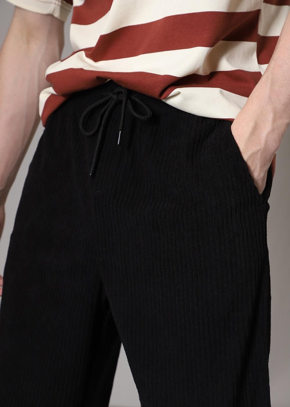 Combo of 2 Men's Caudray Fabric Stylish Pants - Tshirt - HUB