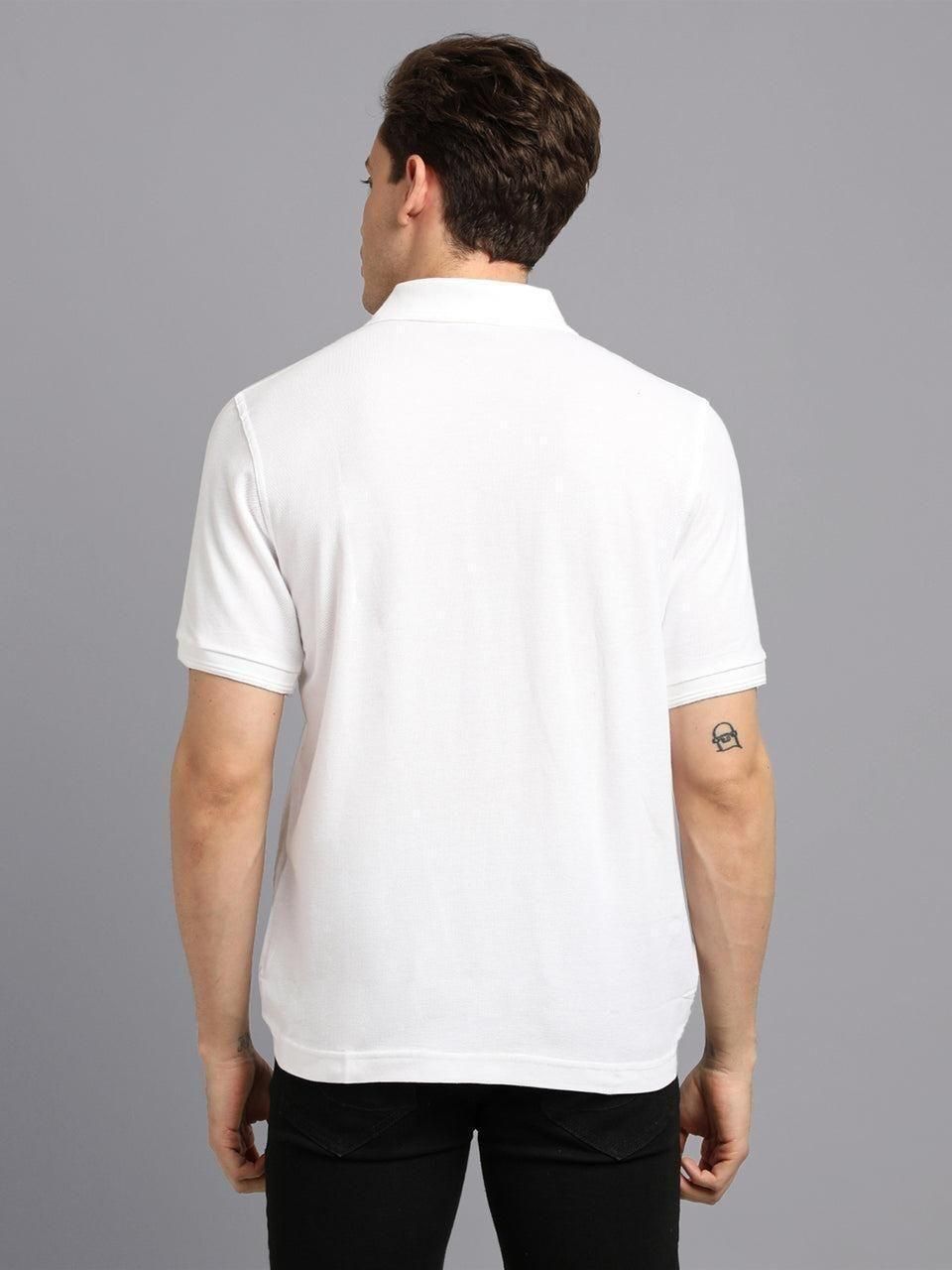 Matte Solid Half Sleeves Men's Polo T-Shirt - Tshirt - HUB