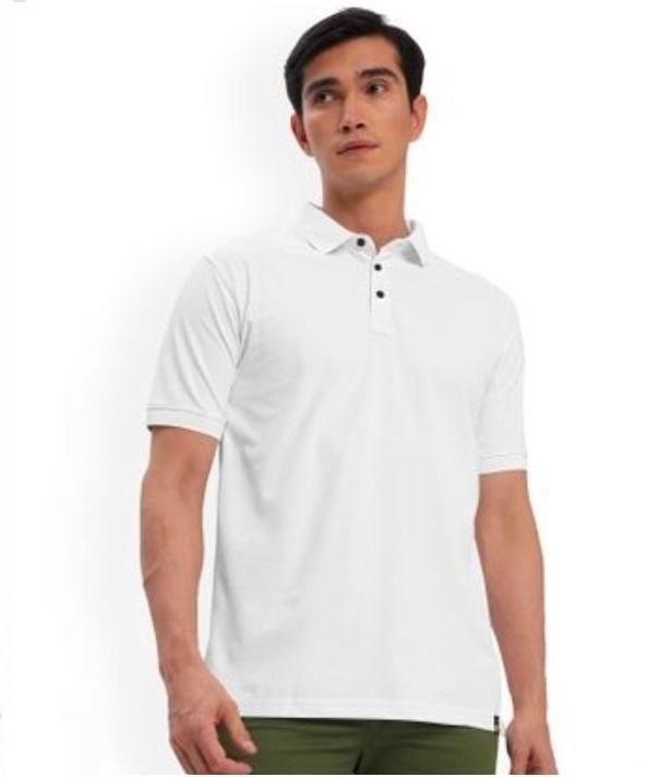 Poly Cotton Solid Half Sleeves Mens Polo T-shirt (Pack of 3) - Tshirt - HUB
