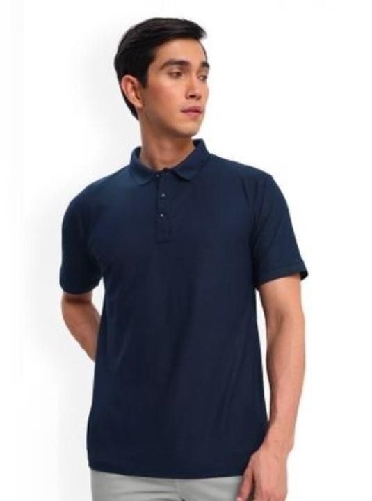 Poly Cotton Solid Half Sleeves Mens Polo T-shirt (Pack of 3) - Tshirt - HUB