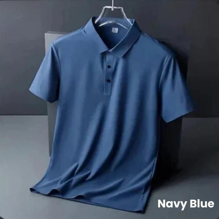 Poly Matte Solid Half Sleeves Mens Polo T-Shirt Pack Of 4 - Tshirt - HUB