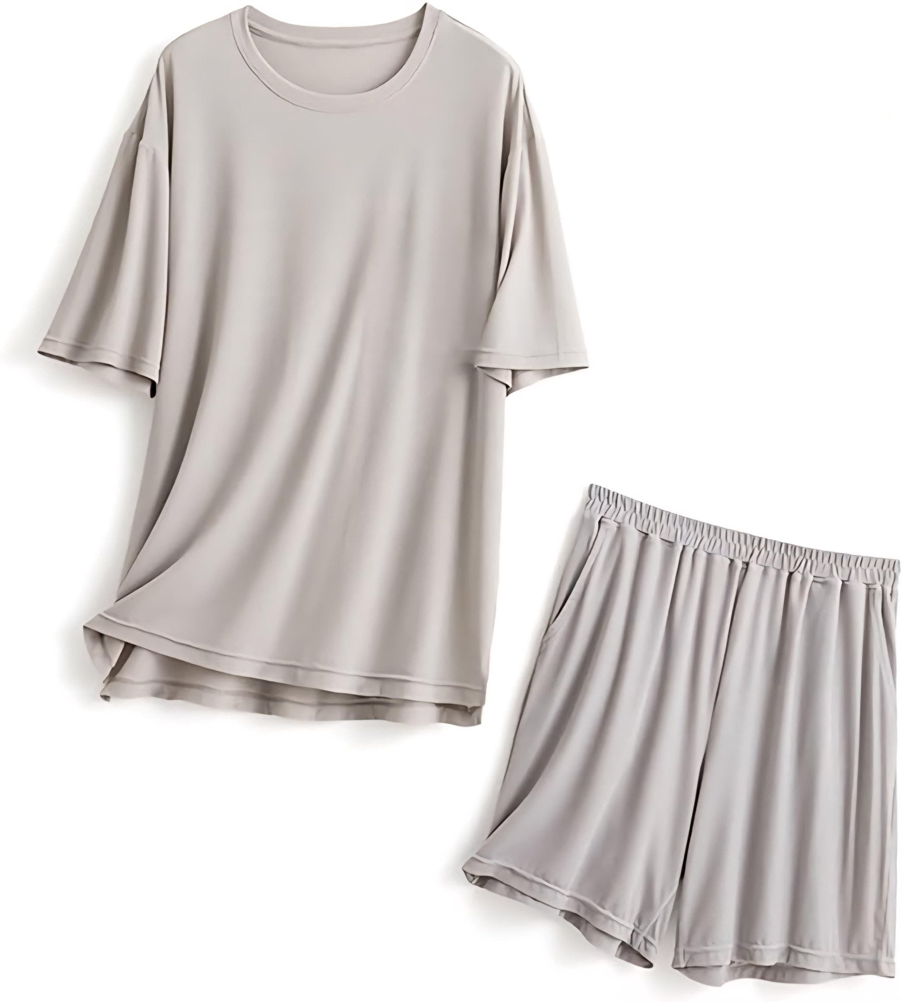 Solid Couple Co - Ord Set (T-Shirt & Shorts) - Tshirt - HUB